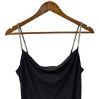 Little Black Dress Glitter Rhinestone Straps Vintage City Triangles Medium