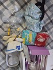 Bundle Of Baby Stuff  Postpartum After Care Kit  Breast Pump  Clothes  And More