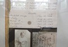 Original Vintage Mixed Media Ephemera Collage Art By M a  Hugurt  19th Century