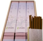 Awaji Baikendo Incense Gift Set 6 Boxes Sandalwood Paulownia Box Japan