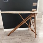 Antique Wooden Ironing Board Solid Folding Primitive Usa Works Well