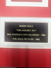 Bobby Hull Signed Hof Jersey Framed - Beckett Coa