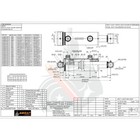 2 5x30 Hydraulic Cylinder-2 5  Bore  30  Stroke -welded Cross Tube Cylinder new 