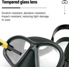 Wet Low Volume Snorkeling Mask Anti-leak Tempered Glass Freedive Mask J-type Div
