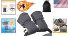 Oeko-tex Certified Extra Thick Faux Sheepskin Stroller Mittens For Cold Weather