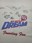 Atlanta Dream Wnba 2008 Autographed Founding Fan Shirt Basketball Ladies 2xl