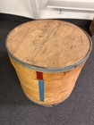 Large Vintage Fleming Shipping Wood Crate Container Barrel Kansas City Missouri 