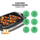 Chefman 6 Serving Electric Indoor Grill  Temperature Control  Smokeless