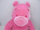 Disney Store All Pink Winnie The Pooh Bear Plush 11  Velvet Sweet Tickle Pooh