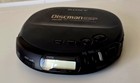    vintage Sony Discman D-245 Portable Cd Player Black Mega Bass Esp Untested     