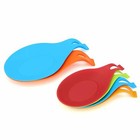 6 Pcs Set Kitchen Silicone Spoon Rest Holder Heat Resistant Kitchen Utensil Tool