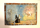 1928 Collectible Retablo Ex-voto Tin Mexican  8  X 12 