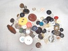 Es283  - Lot Of 100 Antique   Vintage Buttons -sewing  Crafts  Bracelets  Pins