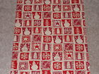 Vtg Christmas Department Store Wrapping Paper  2 Yards Gift Wrap Snow Tree Star