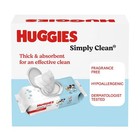 Huggies Simply Clean Baby Wipes  Unscented  1 Pack  64 Wipes
