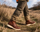 Leg Gaiters-brown Canvas With Elastic Top-lightweight-pheasant-upland Hunting