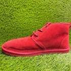 Ugg Neumel Mens Size 10 Red Casual Classic Outdoor Suede Lace-up Chukka Boots