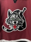 Chicago Wolves Ahl Hockey Jersey Red Maroon Men s Large Ccm Vintage