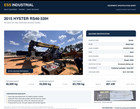 2015 Hyster Rs46-33ih Lift Truck W  Container Handling Spreader Base Type 857