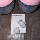 Como Tomo Baby Bottles Slow Flow Pink 5oz 2 Pack Wide Mouth Easy Clean Silicone
