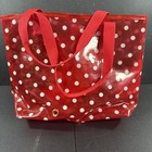 Disney Store Minnie Mouse Swim Bag Tote Red Plastic Exterior