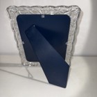 Mikasa 8x10 Frosted Floral Mist Crystal Glass Flower Picture Frame New Nib