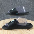 Nike Sandals Mens 12 Benassi Jdi Slides Flats Open Toe Black Logo 343880-090