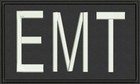 Large Emt Custom Embroidered Tag  Badge  Patch - Customize It  8 x4 75 