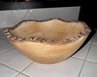 Live Edge Wooden Bowl  Natural Edge Bowl