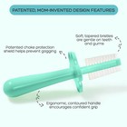 Double Sided Toothbrush  First Toothbrush For Baby   Toddler  1 Pack  Mint