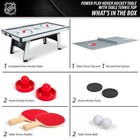 80 Inch Air Hockey Table White Led Scoring Stadium Sound Eastpoint Home