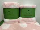 Kate Spade New York   8- Piece Bath Towel Set   Pink W  White Polka Dots   New 