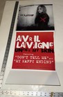 Avril Lavigne 2004 Under My Skin 2-sided Flats Folded Perforation Promo Poster