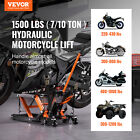 Vevor Motorcycle Hydraulic Pump Hoist Jack 1500 Lbs Atv Non-slip Dirt Bike Stand