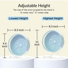 8 3-inch Large Blue Silent Hamster Wheel Small Animals Exercise Running Toy