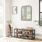 Rustic Wood Mirror Rectangle Decorative Frame Wall Mirror Large 20 x16  Vanit   