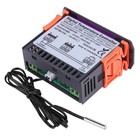 110v 220v Digital Temperature Controller Thermostat With Black orange