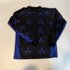 Vintage Reusch Goalkeeper Jersey Mens Medium Black Blue Long Sleeve Soccer Shirt