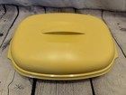Vintage Tupperware Microwave Steamer Complete Harvest Gold New 