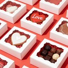 Johopack 50pcs Cookie Boxes 4 1 2  X4 1 2  X1 1 5 