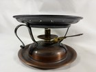 Vintage Stockli Netstal Swiss Copper Fondue Burner   Warming Stand Rare