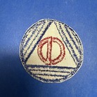 Vintage Small Cd Civil Defense Patch Cheesecloth Backing  Nos               p1 
