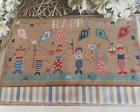 Beach Summer Counted Cross Stitch Bundle 2 Patterns Fabric Floss Bag New