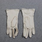 Vintage Cloth Gloves Woman White Cotton Retro Mid Century Modern 1950s 1960s