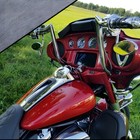 1-1 4  Pre-wired 10 12 14  Meathook Bagger Handlebar For Harley Touring Flht Cvo