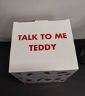 Rare Avon Talking Teddy Bear  Animated  100th Anniversary  Voice Activated 2002