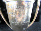 Rare 1918 Sutro Baths San Fransisco Swimming 12  Loving Cup Trophy Dorothy Burns