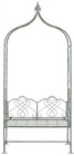 Outdoor Collection Eloise Victorian Antique Dark Green Wrought Iron Garden Ar   