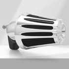 Fit Harley M8 Touring 17-up Softail 18-up air Breather Filter Chrome Cone Guage