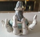 Grim Reaper Skeleton On Skeleton Hand Figurine  a4 